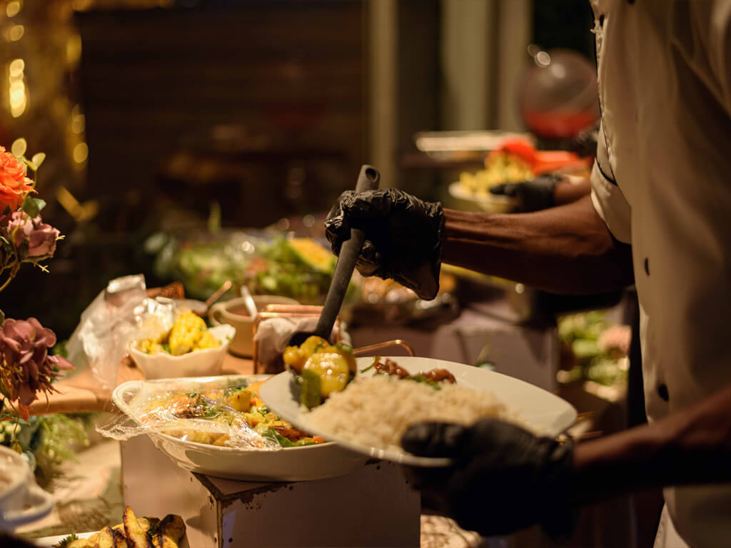 Catering for events